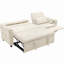 Canapé innovant 2 en 1 avec canapé-lit, fauteuil inclinable réversible et dossier réglable pour des espaces de vie multifonctionnels-944841679