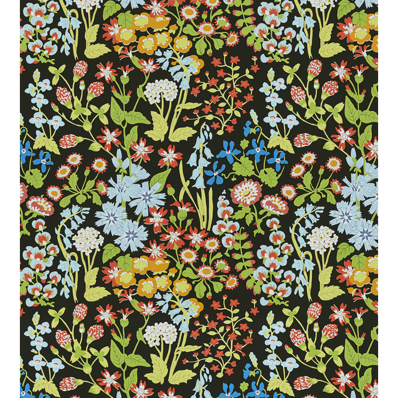NYMPH FLORAL, Noir multi