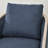 30" Wide Polyester Upholstered Swivel Barrel Chair With Wood Base Set of 2-174628990