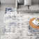 Magallanes Abstract Blue/Light Gray/White Area Rug