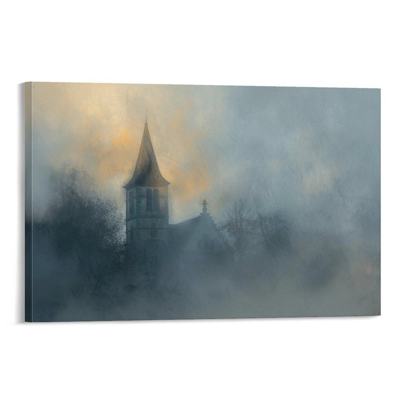 Art mural sur toile 8 "x 12" avec cadre en bois, prêt à être accroché, 08×12inch