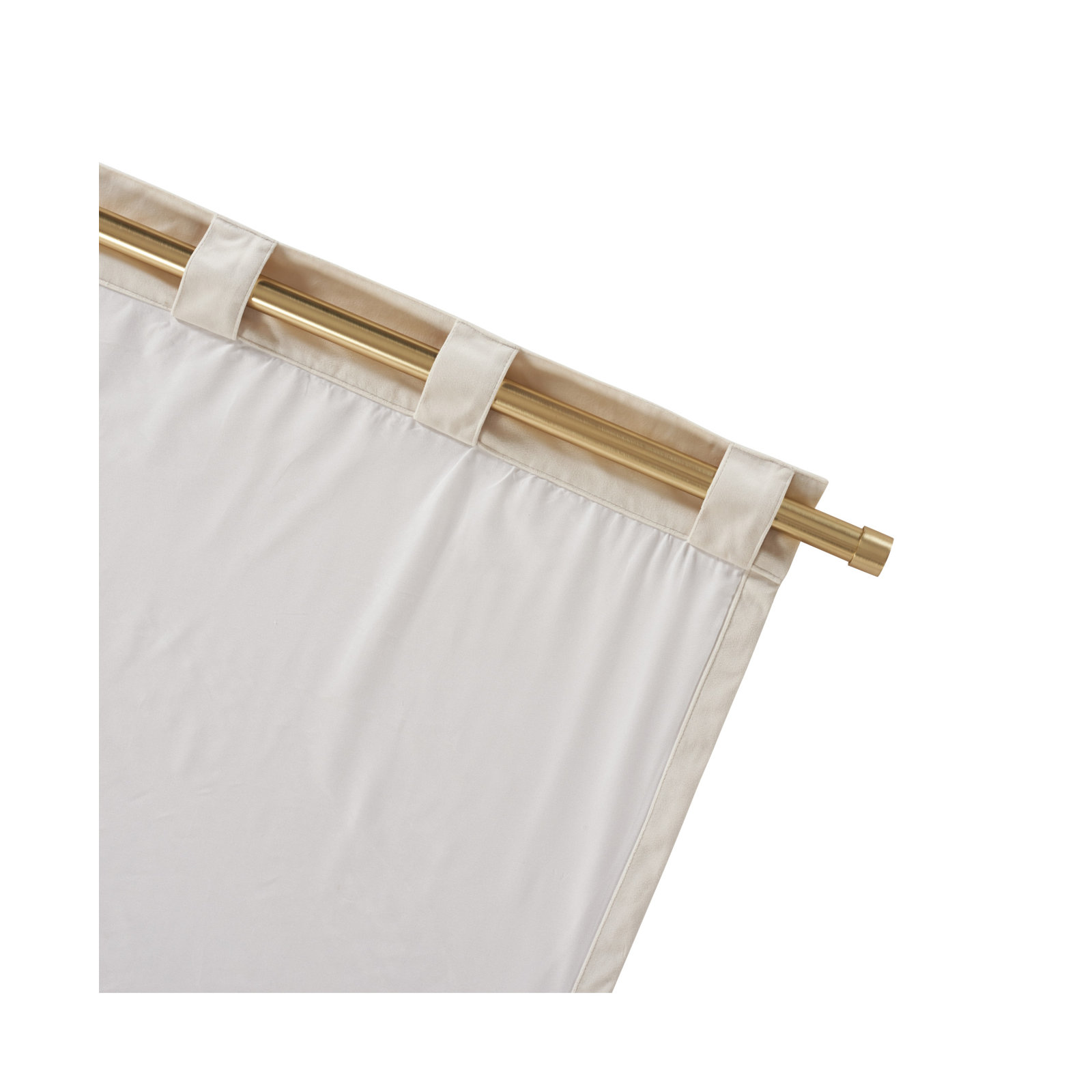 Staton Window Curtain Rod, Gold, 28" - 48"