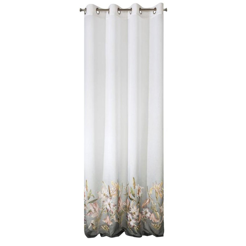 Pamela Eyelet Semi Sheer Curtain