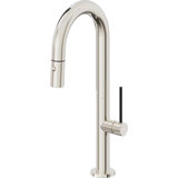 Pull-Down Prep/Bar Faucet With Button Sprayer