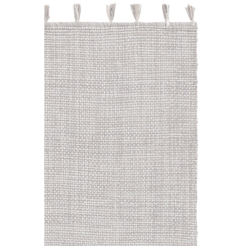 Clenon Flatweave Cotton Rug, Square 6'
