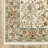 Oriental Machine Woven Gray/Beige Wool and Nylon Blend Area Rug-1129777504
