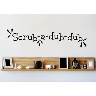 Décalcomanie murale scrubdubdub