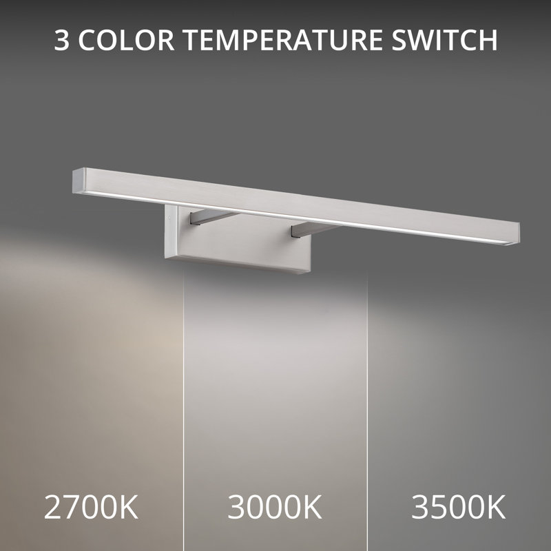 Rochelle 1 - Light LED Vanity Light, 3000K, Brushed Nickel