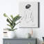 «Sketchy Silhouette II» par E. Anthony Orme - reproduction de dessin sur toile tendue-1343512421