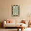 Ensemble de 1 tableau sur toile tendue représentant un poème floral et ornemental sur Mère Nature-482084432