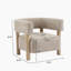 Fauteuil d'appoint rembourré Boucle-351347386