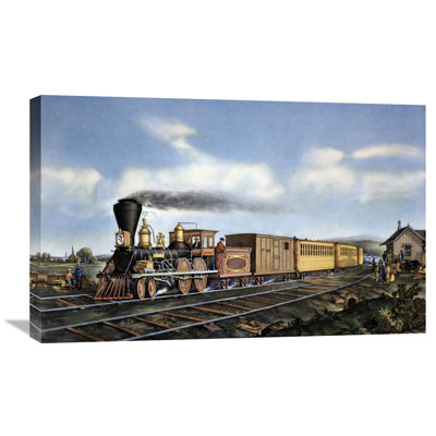 " American Express Train " by Currier And Ives