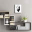 Bungalow rose «Panda» par Pechane, art mural en verre acrylique, 16 po x 24 po-32271903