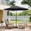Aaroon 300cm Tilt Market Parasol-57368385
