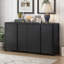 Armoire de rangement polyvalente à 4 portes pour toutes les pièces, rehaussant l'organisation et le style-2015083988