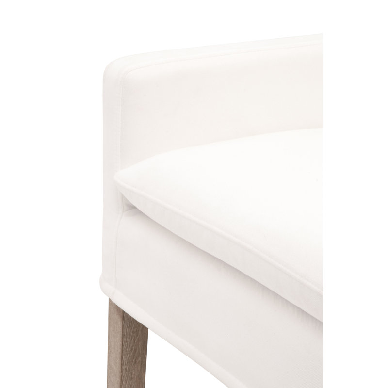 Almando Upholstered Counter Stool with Solid Wood Frame
