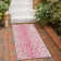 Pink Gray Samburu Indoor/Outdoor Safari Rug