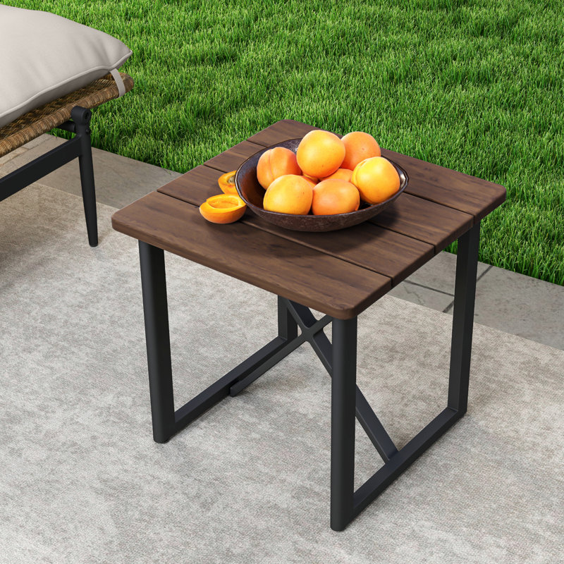 Méridiennes de patio en aluminium 2 pièces avec table rectangulaire et coussins gris clair Purecane
