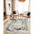 Modern Vintage Look Boho 6X9 Area Rug Transitional Carpet Shiny Vibrant High Low Pile Rug For Living Room-702998253