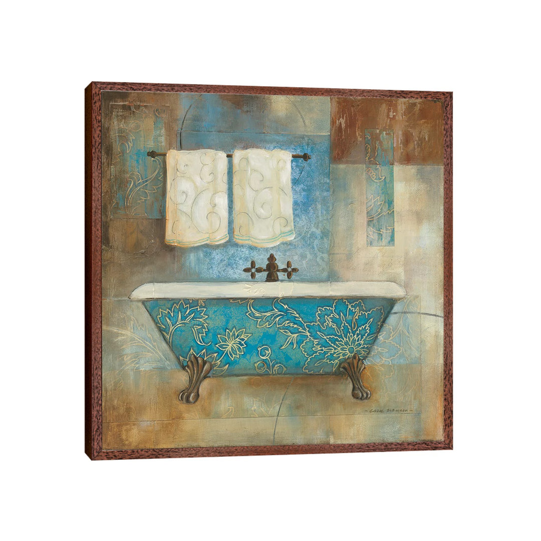 Aqua Spa I by Carol Robinson - Painting on Canvas