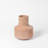 Handmade Ecomix Decorative Vase with Ribbed Detailing - Modern Accent for Home Decor