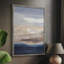 «Tidal Seafoam Horizon I», reproduction encadrée - bois massif-1123010777