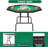 AVAWING 46.9'' 8 - Player Foldable Poker Table-100483021