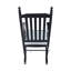 Chaise berçante en bois, sans tapis-1941520975