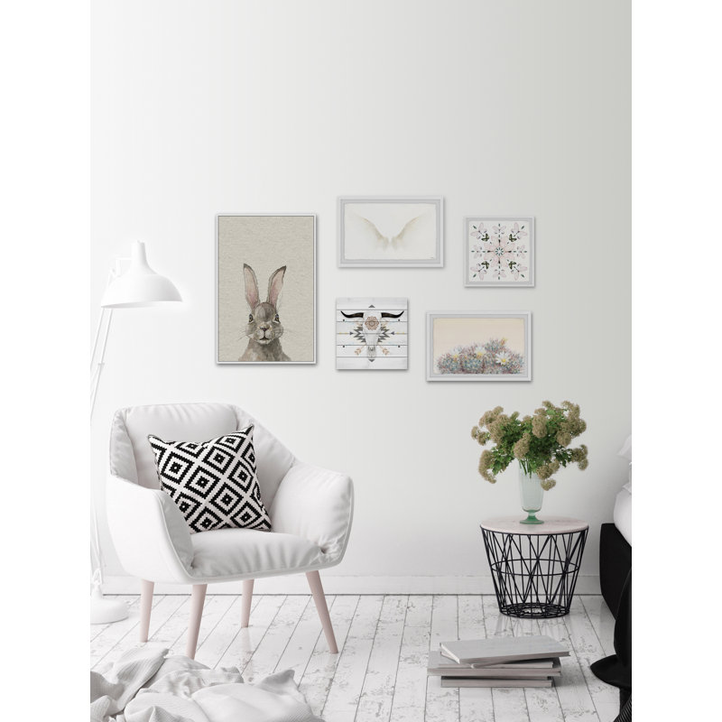 Pentaptych « Grey Boho » d’Aldan