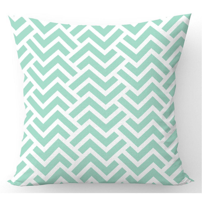 Fannin Geometric Square Cushion
