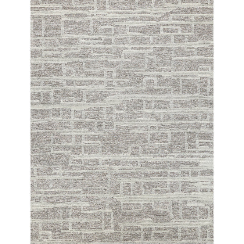 Handmade Geometric Area Rug, Rectangle 13'6" x 17'6"