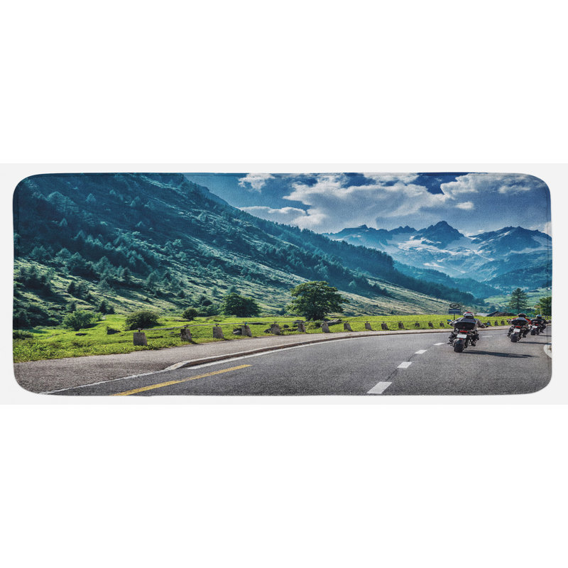 Tapis de cuisine paysage