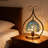16.5'' H Tiffany-Style Stained Glass Dragonfly Bank Lamp