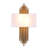 Transitional 1 Light Gold Wall Sconce