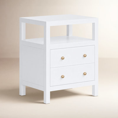 Celine 21" Acacia Nightstand