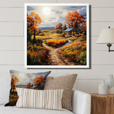 " Farmhouse Harvest Pointillism "