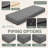 2'' H Customizable Bench Cushion For Indoor/Outdoor Furniture/Chair/Window Seat, Premium 75D High-Resilience Foam-2005232054-2005232055