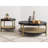 Benson Black Round End Table