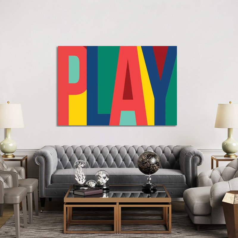 Play - Wrapped Canvas Print, 152.5 cm H x 101.5 cm W