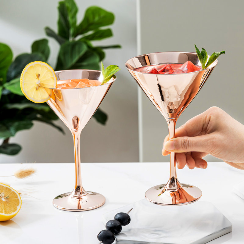 8oz. Martini Glass Set