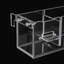 Prabhu 6 Grids Acrylic Aquarium Filter Box Fish Tank External Filter Box (Transparent)