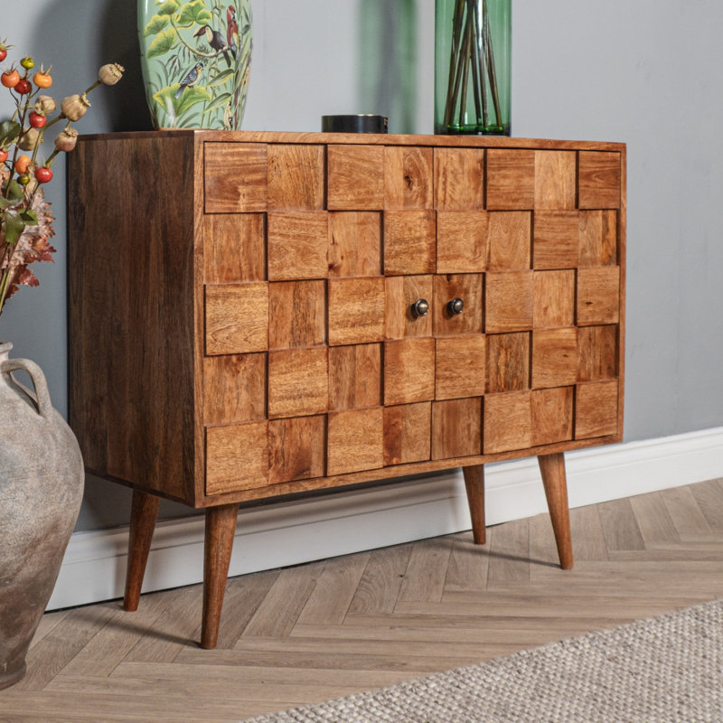Grilli 246.38cm Solid Wood Sideboard