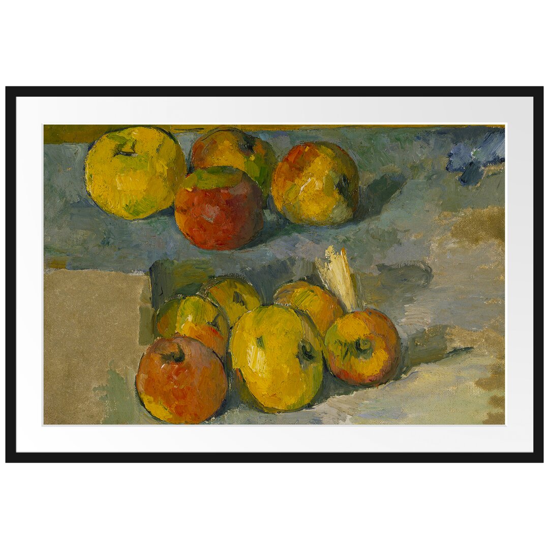 Gerahmter Kunstdruck Apples von Paul Cezanne