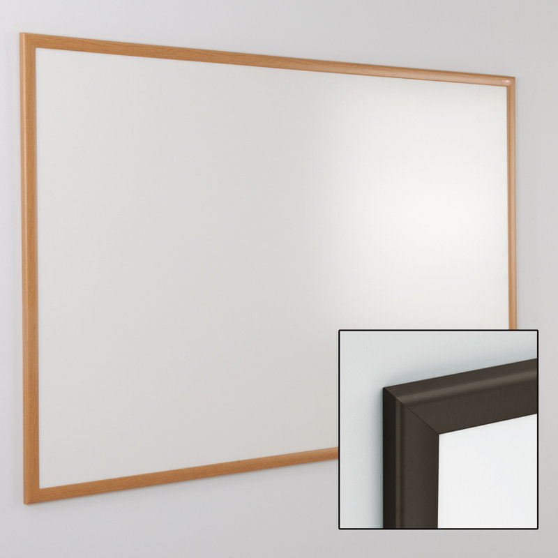 Write-On Wall Mounted Whiteboard, 120cm H x 120cm W