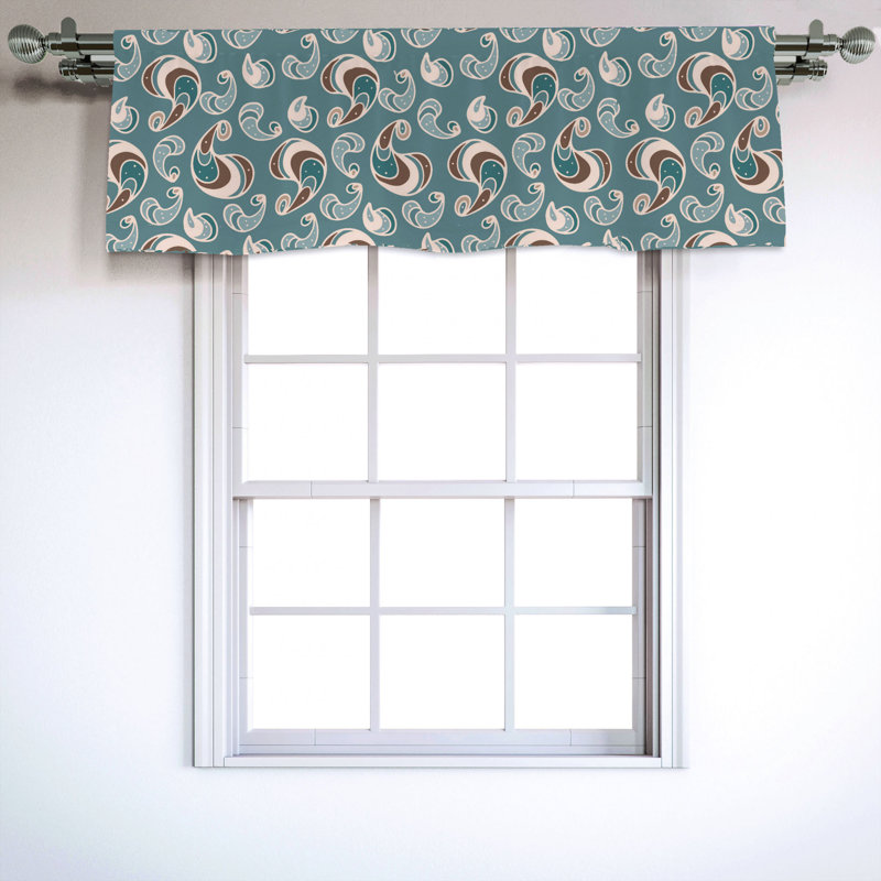 Sateen Ruffled Window Valance
