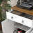 White Buffet Cabinet With 2 Drawers, Storage Cabinets, 4 Doors, Adjustable Shelf Shelves, White, Wood Grain Sideboard