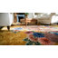 Chinese Knotted Rectangle - Art Deco Yellow Wool 1930s Antique Room Size Rug