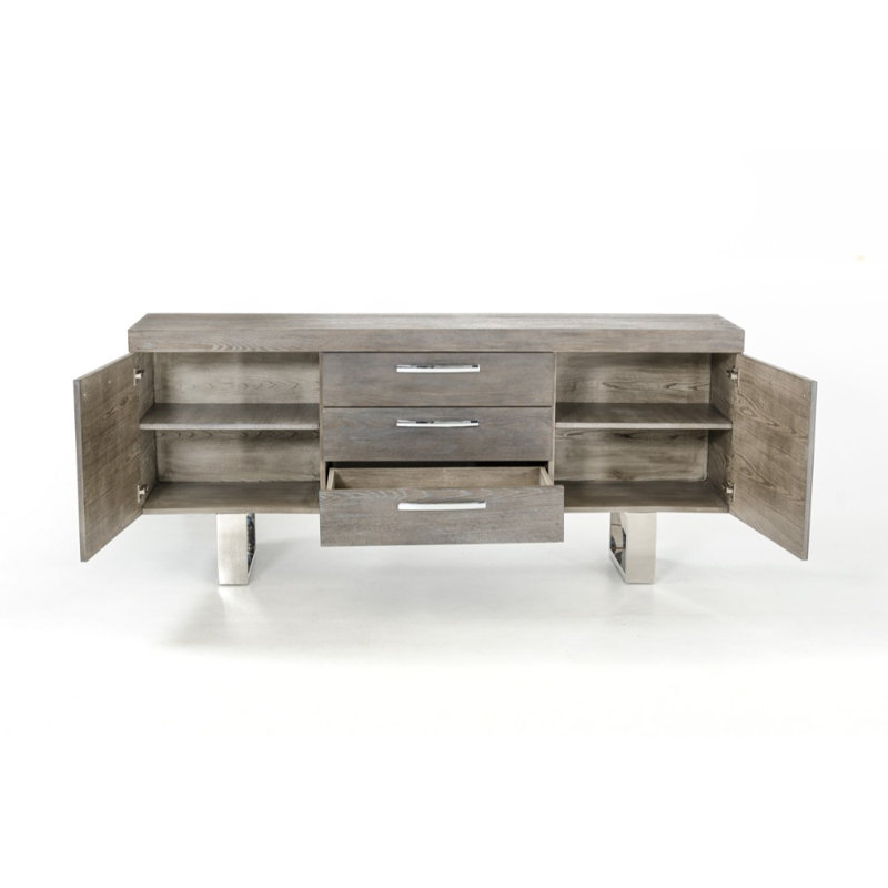 Cockerham 79'' Sideboard, Gray
