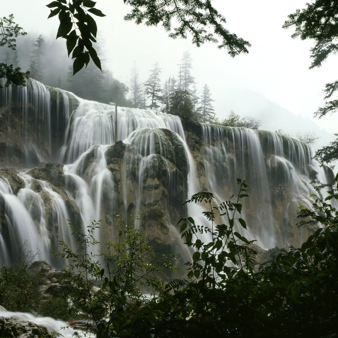 Jiuzhaigou Falls von KingWu - Druck