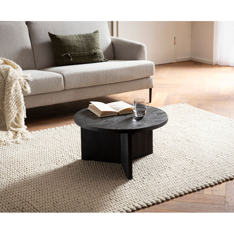 Oril Solid Wood Three Leg Coffee Table